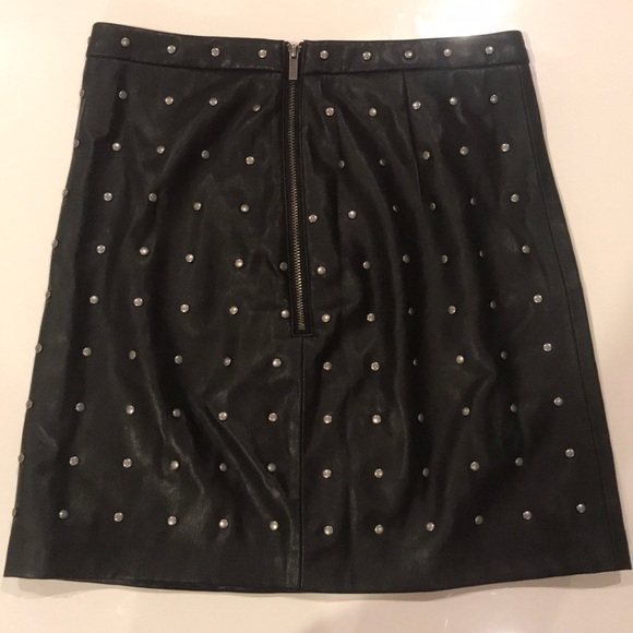 ZARA leather studded skirt - Picture 2 of 2